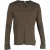 Zadig & Voltaire Monastir T-shirt met lange mouwen en vossenprint in olijfgroen katoen