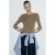Mango pullover met wol – bruin
