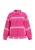 Mymo Oversized blouson Dames roze wol wit