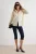 TRENDYOLMİLLA Dames Geel Gestreept Lang Regular fit Overhemden