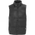 Firetrap Herenvest met PU-vulling (Zwart)