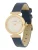 GUESS Analoog horloge  marine / goud / transparant