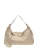 Luisa Vannini Beige Rundleer Tas