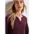Street One Dames Shirt van jersey met gespleten hals in Rood