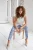 Helena Hart 7306deni – Broek Ziggy Print Deni Broek Marine