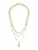 PIECES Ketting ‘PCRINE’  goud / transparant