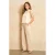 Lofty Manner Rio casual broek met straight fit beige