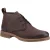 Hush Puppies Ricky Leren Heren Bruine Enkellaarzen