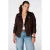 MS Mode suèdelook bikerjack Plus Size – bruin