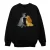 Disney Meisjes Lady And The Tramp Distressed Kiss Sweatshirt (Zwart)
