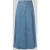 Zero Midirok van zuivere katoen in denimlook