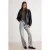 TRENDYOLMİLLA Dames Donkerblauw Effen Recht Hoge taille Jeans