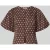 NEO NOIR Blouse met korte mouwen met ballonmouwen model ‘ANELA’