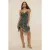 TRENDYOLMİLLA Dames Meerkleurig Dierenprint Kort / Mini Mouwloos Stijlvol/Avond Asymmetrisch Jurken