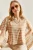 Gestreepte Boxy Cropped Top