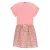 Like Flo korte jurk met panterprint roze