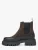 Estro Chelsea boots ’09-3593′  donkerbruin
