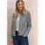 Cecil Dames Jacquard blouson in Blauw