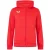 Castore Herenhoodie van geborsteld fleece met doorlopende ritssluiting (Echt rood)