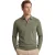 Poloshirt groen gemeleerd Profuomo 3 knoops normale fit