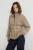TRENDYOLMİLLA Dames Beige Effen Lang Regular fit Jassen