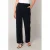 Base Level straight regular waist broek donkerblauw