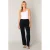 Base Level straight regular waist broek donkerblauw