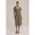 We Fashion Dress Midi Light Brown