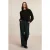 River Woods Uni Crew Neck Split Back Sweater Black