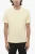 Slim Fit FAIRISLE THUNDERBOLT T-shirt met ronde hals en top in geel