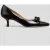 LK Bennett Cc Alma Eyelet Bow Court Black
