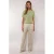G-maxx X Froukje wide leg high waist broek zand