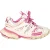 Balenciaga Track sneakers in roze en wit polyurethaan