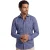 John Miller business overhemd normale fit blauw gemêleerd