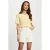 Morgan gebloemd T-shirt lichtgeel