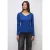 Street One Dames Shirt met hartvormige halslijn in Blauw