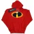 Disney Jongens The Incredibles Costume Logo Hoodie (Rood)