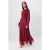 Trendyol Modest Dames Bordeaux Effen Maxi Lang Stijlvol/Avond Skater Modest Avond Jurken