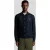 Lyle & Scott wolmix kabelgebreid overhemd – zwart