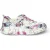 Laura Vita Sofiao 07 dames sneakers met roze bloemenprint en platformzool, gemaakt van leer.
