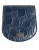 Blauwe Exotische Huid Munt Condom Houder Pocket Portemonnee
