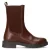 Manfield leren chelsea boots bruin