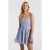 America Today mini jurk – blauw