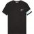 Malelions Men Captain T-Shirt | Black/Light Blue