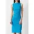 French Connection Slash Neck Rib Dress Midi Incense