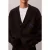 Calvin Klein Ls Cotton Cashmere 3d Cardigan Black