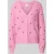 YAS regular fit cardigan met escorial-wolaandeel model ‘Fleur’