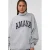 AMAYA Amsterdam katoenen sweater met tekst – grijs