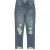 RAIZZED Oceans Cropped Jeans Mid Blue Stone