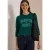 Sweatshirt met Wording Artwork